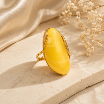 Solenne™ Color Resin Statement Ring for Women